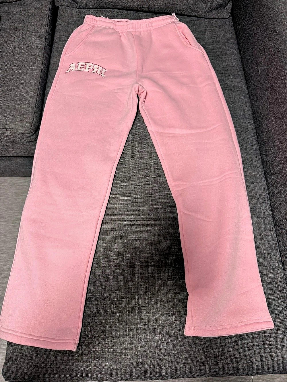 NWOT AEPHI Apparel Pink Straight Sweatpants